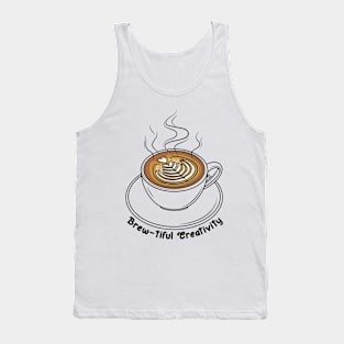 Latte Art "Brew-tiful Creativity" Tank Top